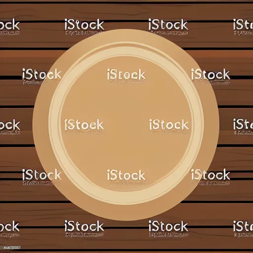 Image similar to wooden bowl atop lathe, vector art, simple