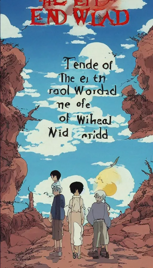 Image similar to the end of the world, by studio ghibli