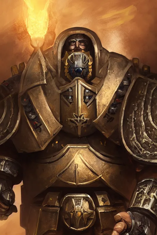 Image similar to armor portrait heros warhammer 4 0 k horus heresy fanart - the primarchs emperor by johannes helgeson animated with vfx concept artist & illustrator global illumination ray tracing hdr fanart arstation zbrush central hardmesh 8 k octane renderer comics stylized