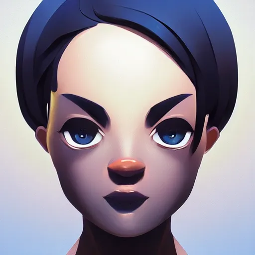 Image similar to face icon stylized minimalist contact 1 9 9 7, loftis, cory behance hd by jesper ejsing, by rhads, makoto shinkai and lois van baarle, ilya kuvshinov, rossdraws global illumination