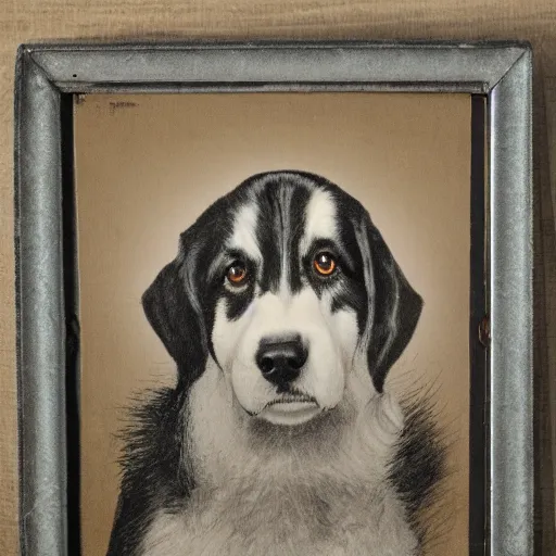 Prompt: portrait picture of a dog