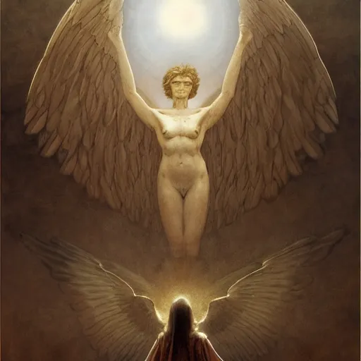 Prompt: A biblically accurate winged Angel with eyes within and without, LSD trip, fullbody, artstation, fantasy, concept art, dark, moonlight, incredible, smooth, sharp focus, illustration, art by greg rutkowski and orientalism and bouguereau and Zdzislaw Beksinski, good clear quality, lighting, biology, symmetrical artwork, perfect face, 135 mm, cinematic, hyper realism, high detail, octane render, 8k, chrome accents