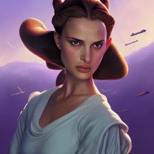 Image similar to padme amidala ( natalie portman ), star wars attack of the clones, game design fanart by concept artist gervasio canda, behance hd by jesper ejsing, by rhads, makoto shinkai and lois van baarle, ilya kuvshinov