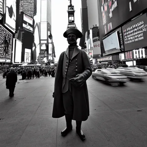 Image similar to photo of george washington lost in times square