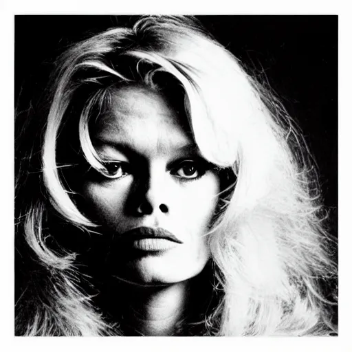 stunning symmetrical portrait of brigitte bardot in | Stable Diffusion ...