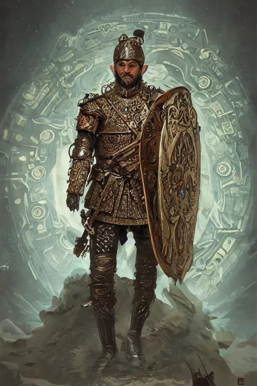 Image similar to ultra realistic illustration, ottoman warrior in clockpunk style armor from 1 9 3 2, sci - fi, fantasy, intricate, elegant, highly detailed, digital painting, artstation, concept art, smooth, sharp focus, illustration, art by artgerm and greg rutkowski and alphonse mucha