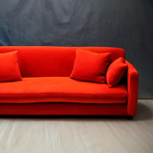 Image similar to a photo of an anthropomorphic sofa