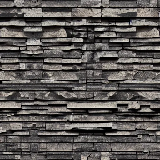 Image similar to a painterly stylized stone cladding texture