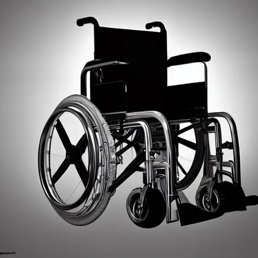 Image similar to inspirational upstanding wheelchair, beautiful octane lighting, hyper realistic, photo realistic