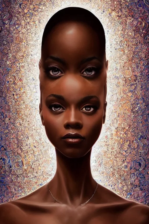 Image similar to hyperrealistic photography of a highly detailed and symmetrical gorgeous black female ballerina in the style of vargas and wlop, highly detailed, face symmetry, masterpiece, award - winning, sharp focus, intricate concept art, ambient lighting, 8 k, artstation