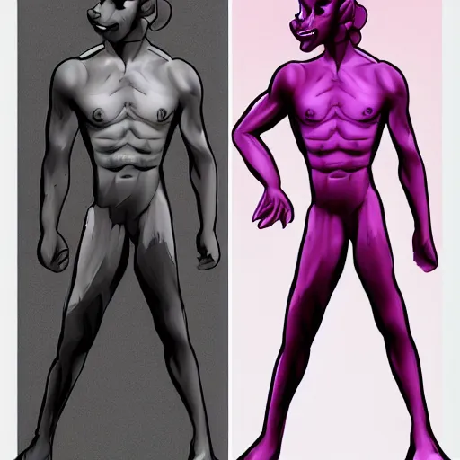 Image similar to man in the process of morphing into Pinkie Pie from My Little Pony, man turning into pony, standing on all fours, trending on artstation, coherent body, high contrast,