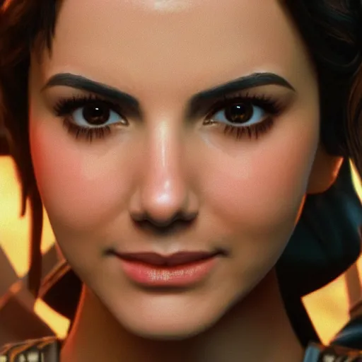 Image similar to victoria justice as princess padme in star wars episode 3, 8 k resolution, cinematic lighting, anatomically correct