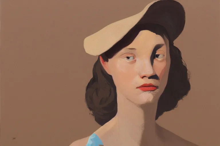 Image similar to young a woman with a leopard - shaped hat artwork by tim eitel