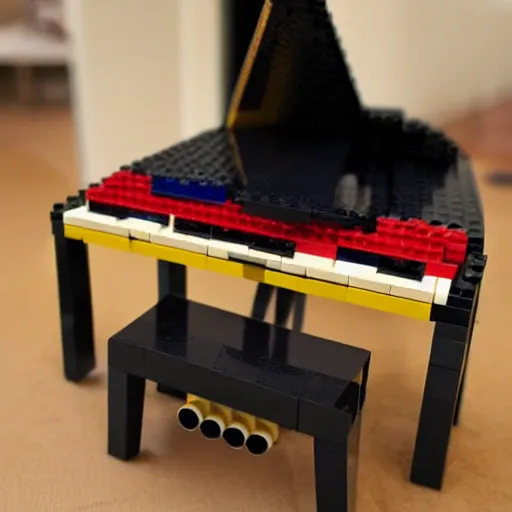 Image similar to a lego piano