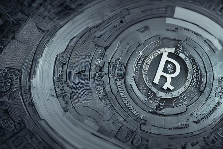 Prompt: INR as a cryptocoin, concept art, octane render, 3d rendering, hyperdetailed,