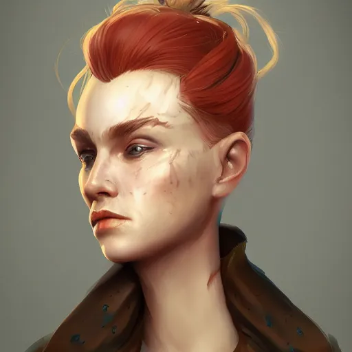 Prompt: portrait of brittany king nominoe, artstation