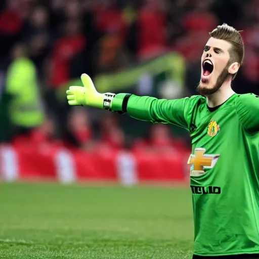 Prompt: david de gea singing opera