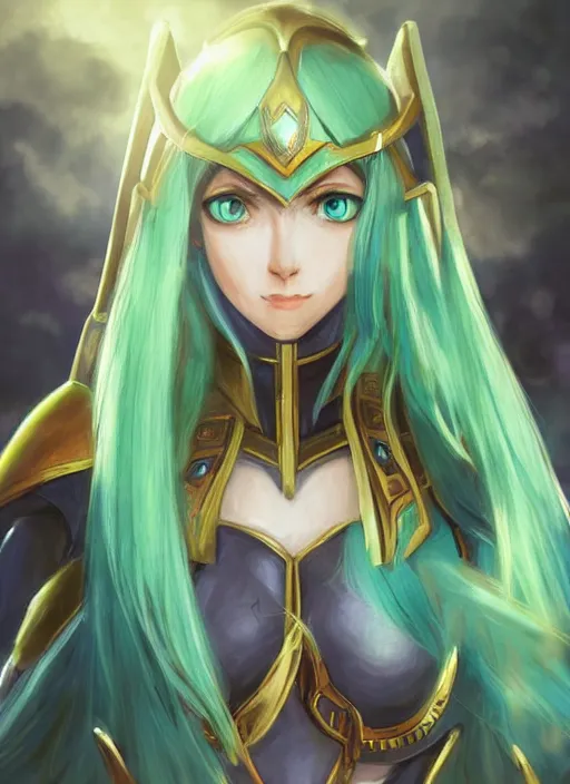 Prompt: portrait of nephenee from fire emblem, fantasy digital illustration, trending on artstation, soft lighting, HD, sharp focus, intricate, masterpiece, concept art, character design