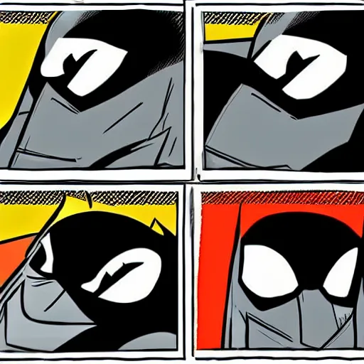 Image similar to Batman profile picture comic style