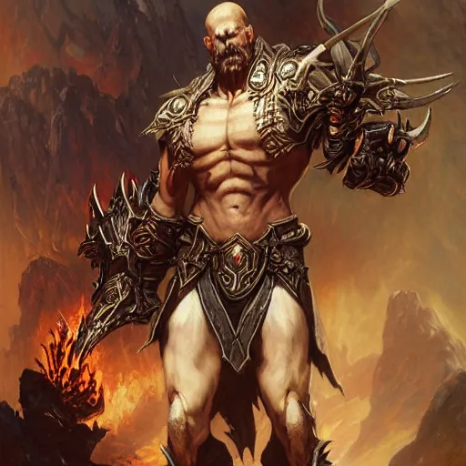 Image similar to diablo iii demonhunter, character art, detailed, by gaston bussiere, j. c. leyendecker, craig mullins