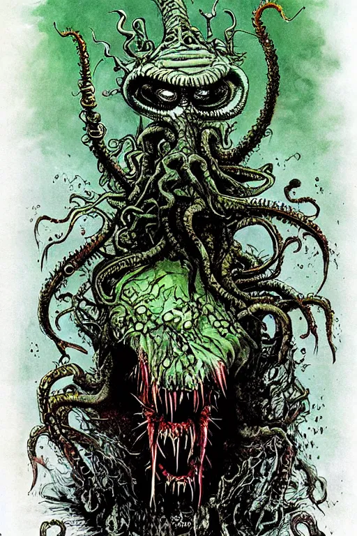 Image similar to chthulu by ralph steadman