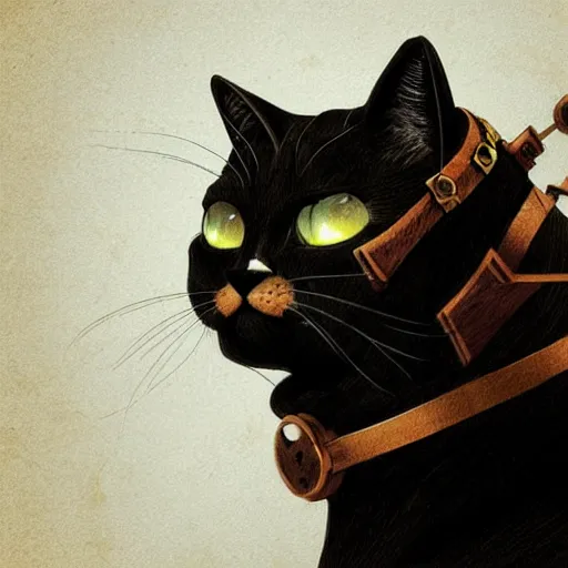 Image similar to cats concept art, steampunk, sharp focus, illustration, concept art by tooth wu