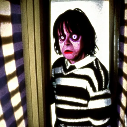 Image similar to Beetlejuice , film still from the movie The Shining