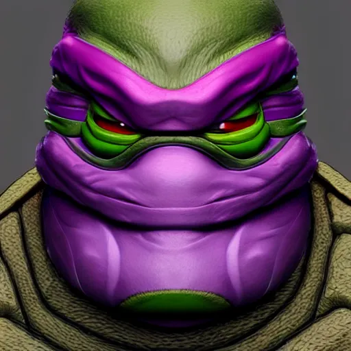 Prompt: Shredder tmnt, bust portrait, art by Eugenia firs ArtStation, Octane render, intricate detail, smooth, sharp focus,