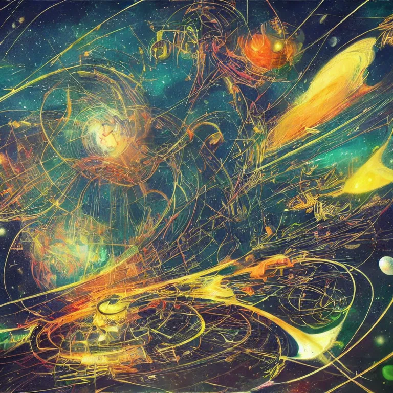 Prompt: The Answer to the Ultimate Question of Life, the Universe, and Everything, concept art, abstraction, tripping, extremely detailed