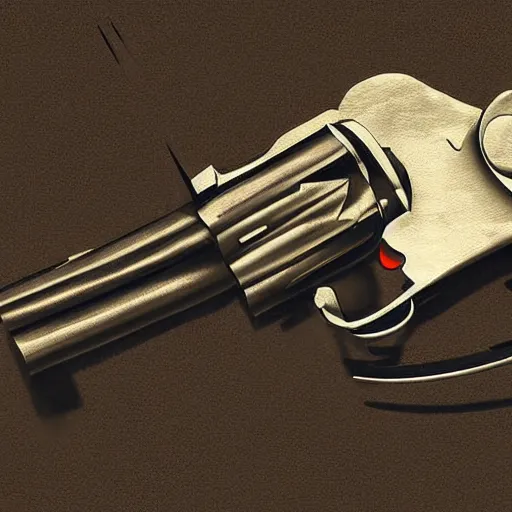 Image similar to an electricity powered revolver, concpet digital art, detailed, perfect, 4k