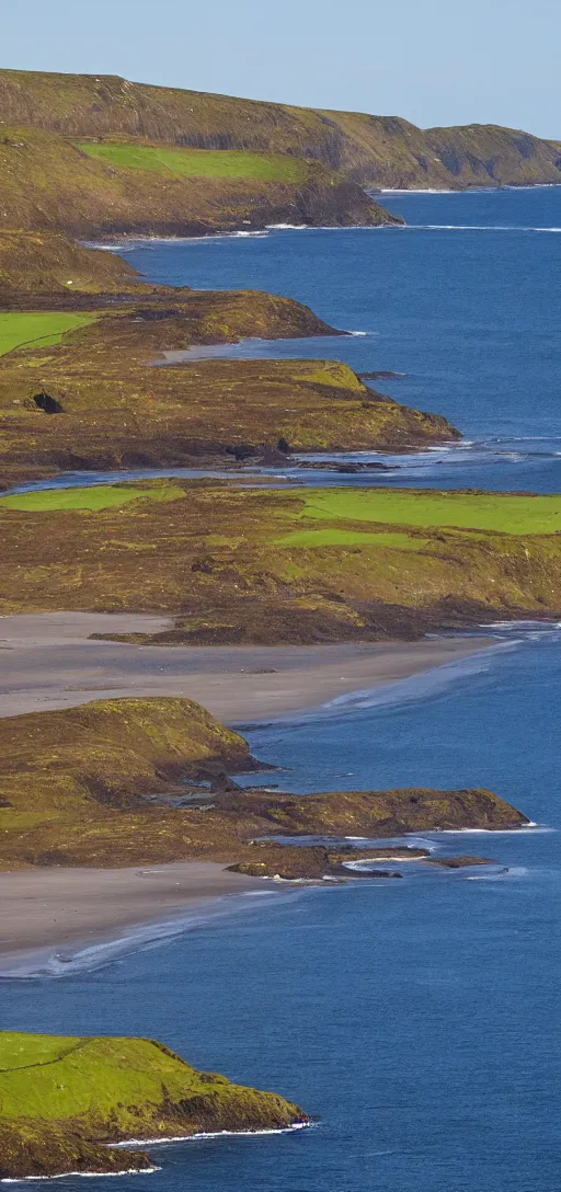 Prompt: the coast of northern england