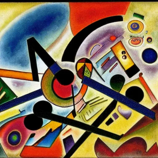 Prompt: a biomechanical talisman of compassion by kandinsky