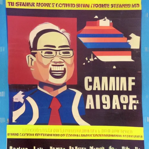 Image similar to a 1 9 9 0 s singaporean government camapign poster