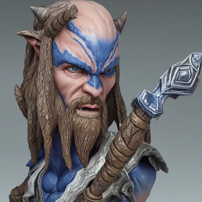 Prompt: malygos, an world of warcraft portrait of malygos, figurine, detailed