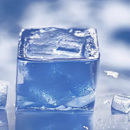 Image similar to photo of a burning ice cube