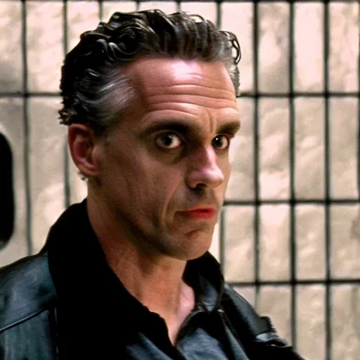 Prompt: Jordan Peterson as Neo from The Matrix