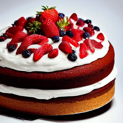 Image similar to a cake that looks so delicious that no one dares to eat it, pristine, photograph, editorial