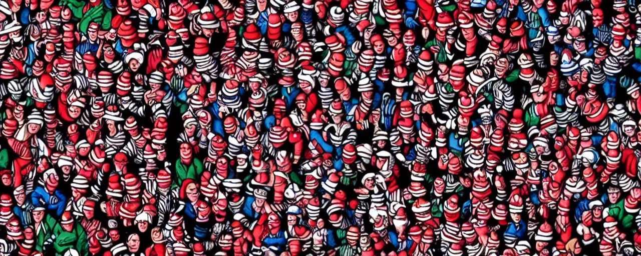 Image similar to where is waldo scene