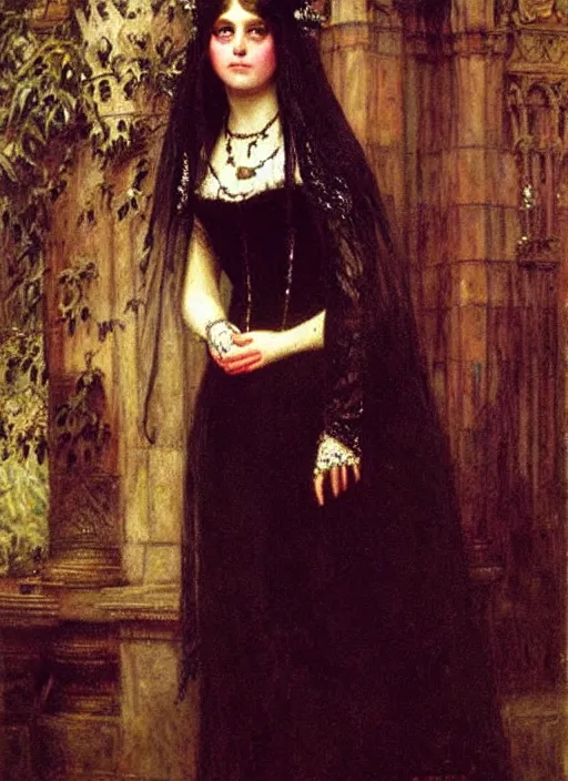 Image similar to ( ( gothic # ) ) princess portrait. by william henry hunt * *, highly detailded