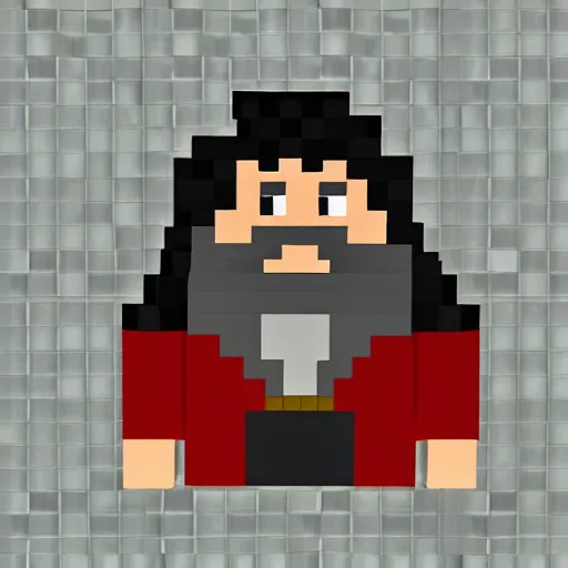 Prompt: ps 1 hagrid, low res, blocky