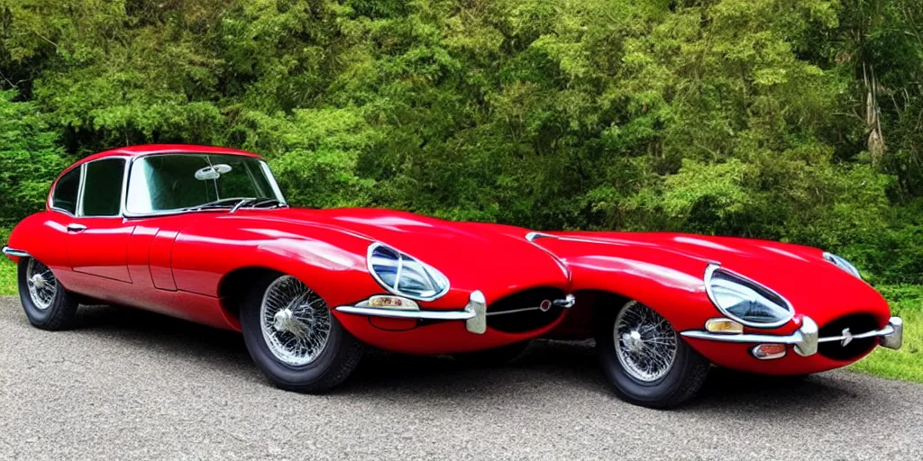 Prompt: “2022 2022 2022 Jaguar E-Type”