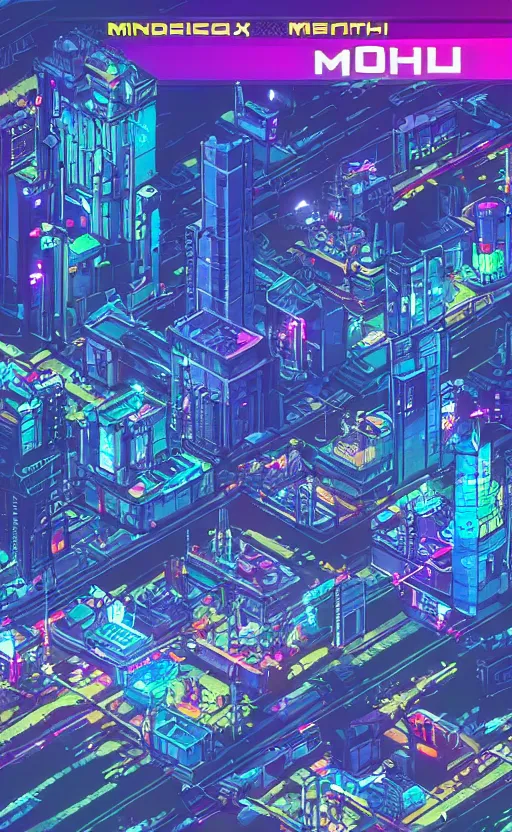 Prompt: 2D cyberpunk sci-fi moonlit city, 8 bits graphics, flat, SNES game, crushed quality, low contrast, low light, color gradient, low saturation, heavy color compression filter, melting reality