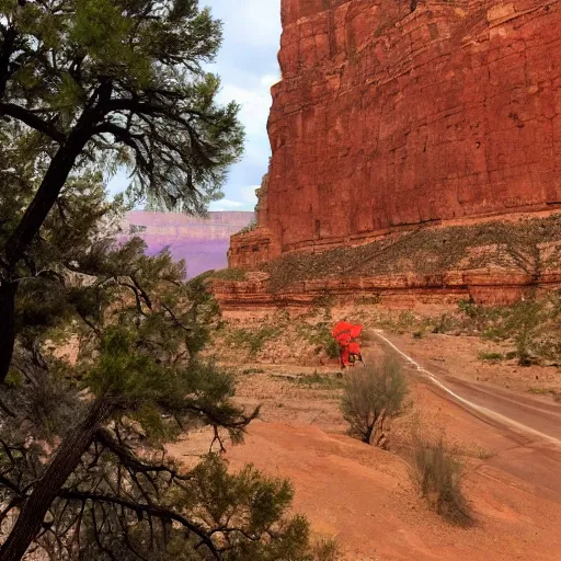 Image similar to UFO sighting at Grand Canyon, vacation photos