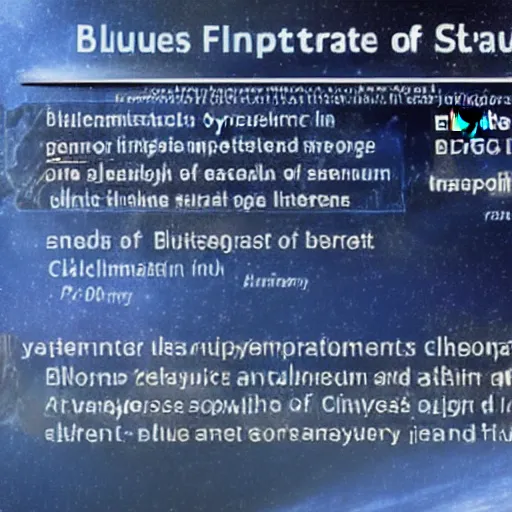 Image similar to blueprints of climate interplanetary system