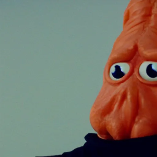 Prompt: still image of dr zoidberg from futurama in the dark knight, cinematic, anamorphic, 8 0 mm f / 2. 8 l, 3 5 mm film, movie