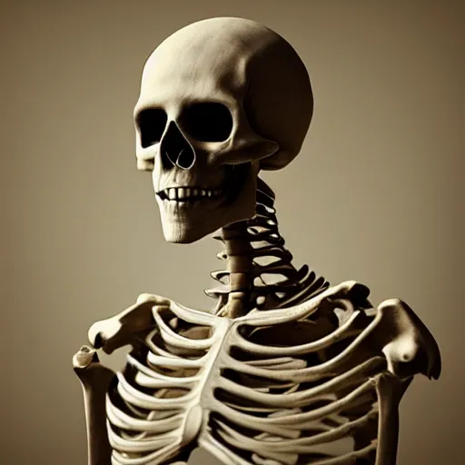 Image similar to skeleton wearing swag michal karcz