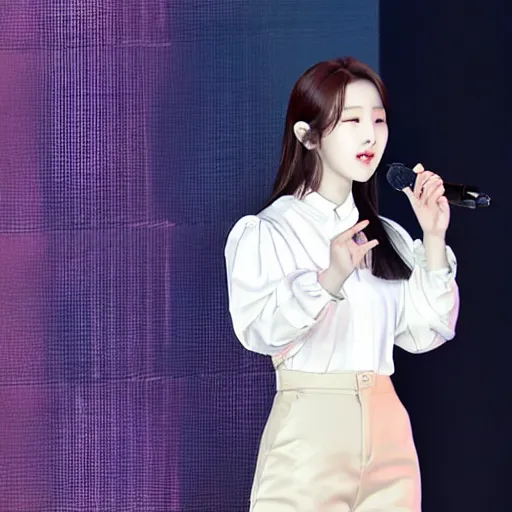 Image similar to haseul on stage singing