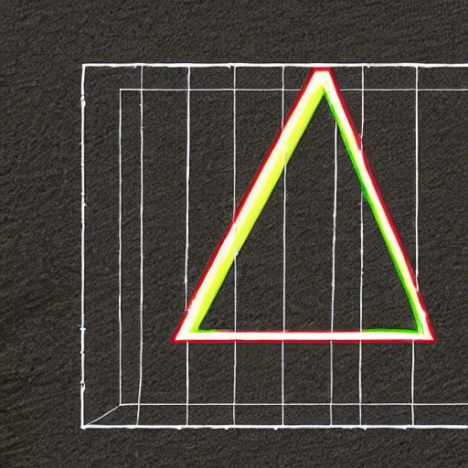 Prompt: a square triangle
