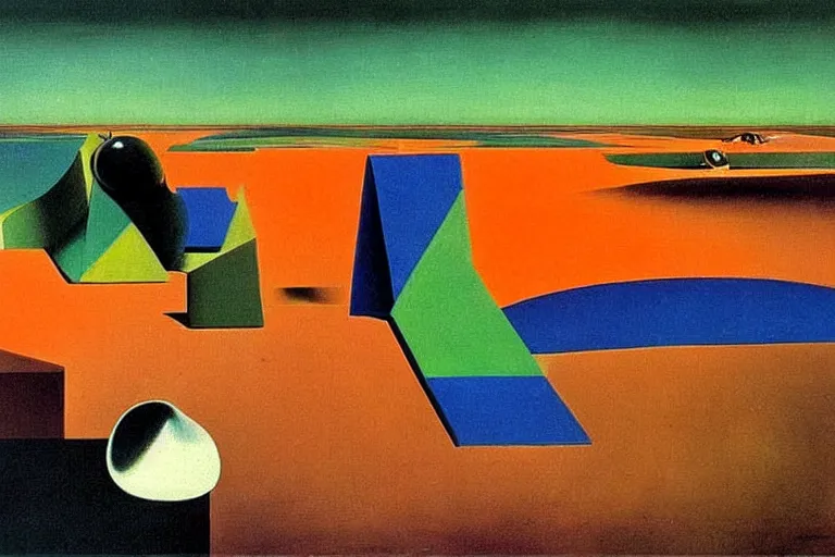 Prompt: soft calendars, soft billboards - born under a bad sign, good luck and trouble are my only friends, colors orange, white!!, dark green, dark blue, surreal abstract painting by salvador dali