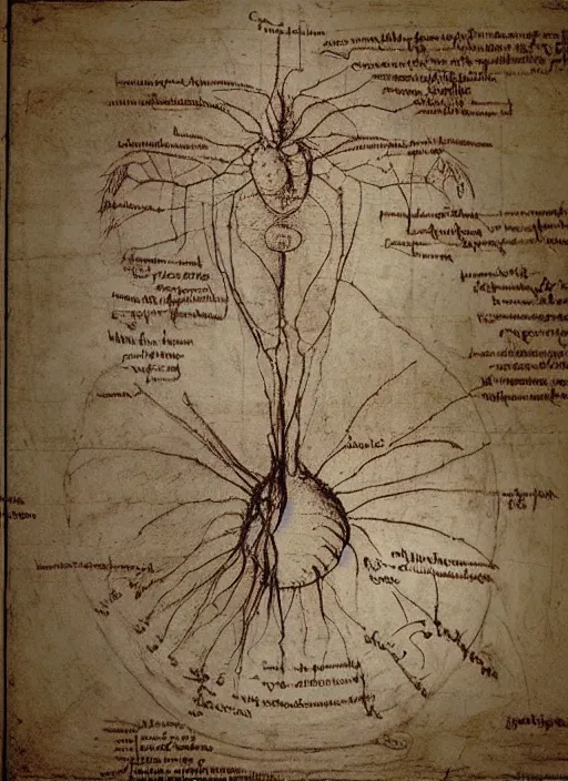 Prompt: the the cure to cancer, detailed diagram by Leonardo DaVinci, sketches, remastered, upscaled, amazing discovery